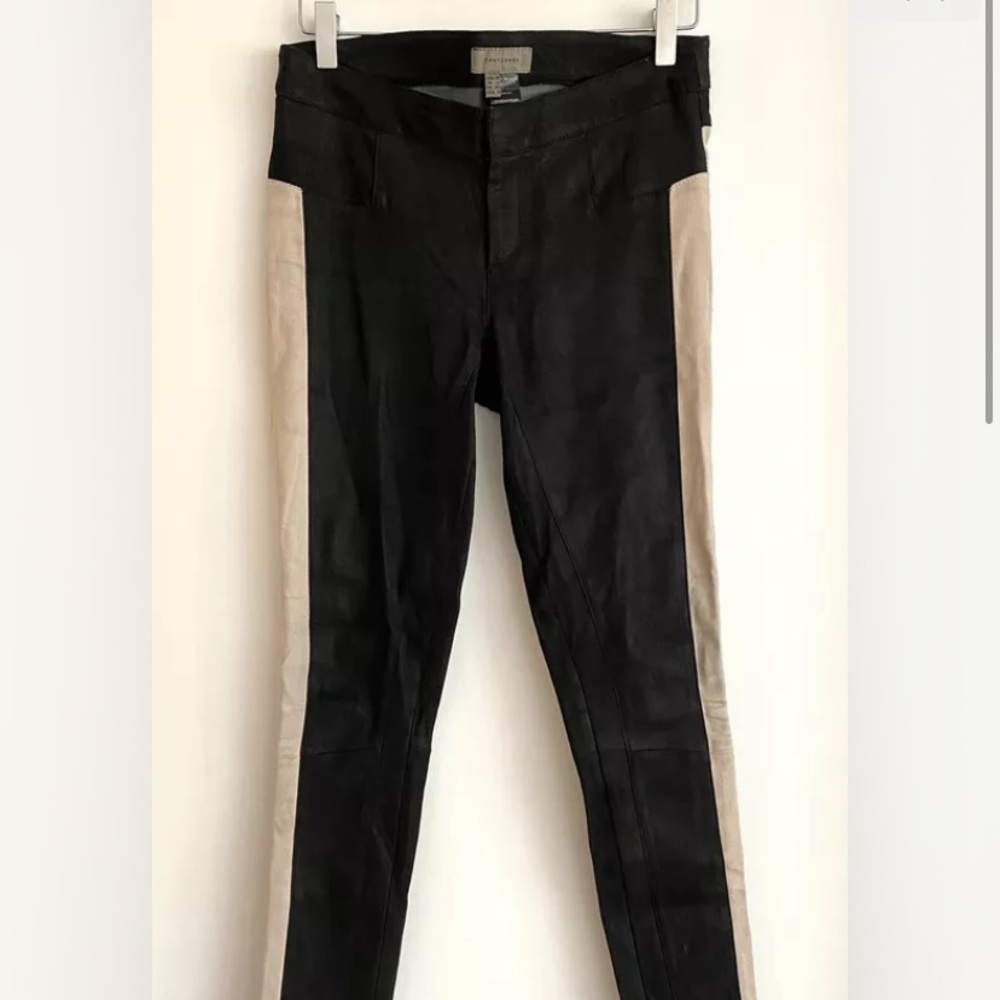 Tony Cohen Leather Skinny Jeans Size 6